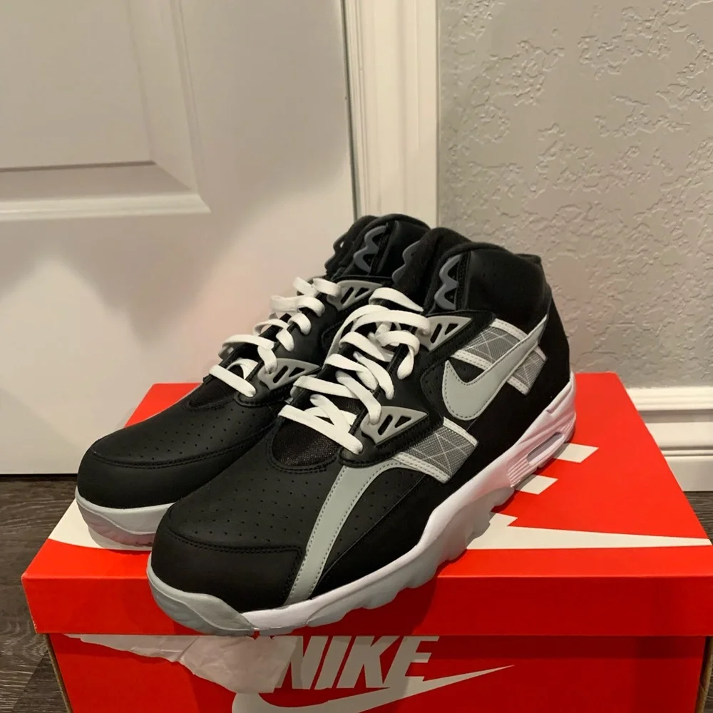 Nike Air Trainer High SC Raiders Black Smoke Grey DZ4405-001 Men's
